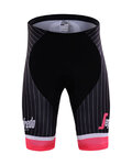 Rövid kerékpáros nadrág kantár nélkül - TREK 2017 - rózsaszín/fekete