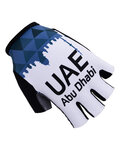 Kerékpáros kesztyű rövid ujjal - UAE 2017 - kék/fehér