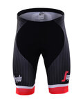 BONAVELO Rövid kerékpáros nadrág kantár nélkül - TREK RED 2017 - fekete