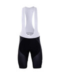 BONAVELO Rövid kerékpáros nadrág kantárral - MOVISTAR 2018 - fekete