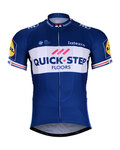 BONAVELO Rövid ujjú kerékpáros mez - QUICKSTEP 2018 - kék/fehér