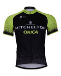 BONAVELO Rövid ujjú kerékpáros mez - ORICA 2018 - fekete/zöld
