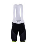 Rövid kerékpáros nadrág kantárral - ORICA 2018 - fekete