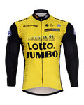 Hosszú ujjú kerékpáros mez nyári - LOTTO 2018 SUMMER - sárga/fekete