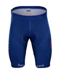 Rövid kerékpáros nadrág kantár nélkül - QUICKSTEP 2018 - kék