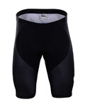 Rövid kerékpáros nadrág kantár nélkül - MOVISTAR 2018 - fekete