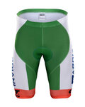 Rövid kerékpáros nadrág kantár nélkül - BARDIANI 2018 - narancssárga/zöld/fehér