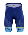 Rövid kerékpáros nadrág kantár nélkül - ASTANA 2018 - kék/világoskék