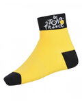BONAVELO Klasszikus kerékpáros zokni - TOUR DE FRANCE  - sárga/fekete
