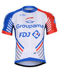 BONAVELO mez-nadrág-kesztyű-zokni-sapka - GROUPAMA FDJ 2019 - fehér/kék/piros