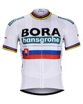 BONAVELO Rövid ujjú kerékpáros mez - BORA UCI 2019 - fehér