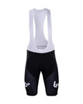 BONAVELO Rövid kerékpáros nadrág kantárral - LOTTO SOUDAL 2019 - fekete