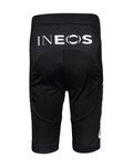 BONAVELO Rövid kerékpáros nadrág kantár nélkül - INEOS 2020 KIDS - fekete