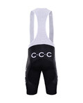 BONAVELO Rövid kerékpáros nadrág kantárral - CCC 2020 - fekete
