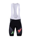 BONAVELO Rövid kerékpáros nadrág kantárral - ISRAEL 2020 - fekete