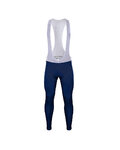 BONAVELO Hosszú kerékpáros nadrág kantárral - MOVISTAR 2021 WINTER - kék