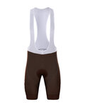 BONAVELO Rövid kerékpáros nadrág kantárral - AG2R CITROËN 2022  - barna