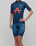 BONAVELO Rövid kerékpáros mez rövidnadrággal - INEOS GRENADIERS '21 - piros/kék