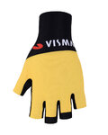 BONAVELO Kerékpáros kesztyű rövid ujjal - JUMBO-VISMA 2022 - sárga/fekete