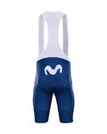 BONAVELO Rövid kerékpáros mez rövidnadrággal - MOVISTAR 2021 - fehér/kék