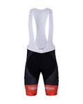 BONAVELO Rövid kerékpáros nadrág kantárral - UAE 2022  - fekete/piros/fehér