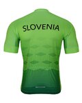 BONAVELO Rövid kerékpáros mez rövidnadrággal - SLOVENIA ll. - kék/zöld