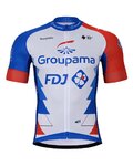 BONAVELO Rövid ujjú kerékpáros mez - GROUPAMA FDJ 2022 - piros/fehér/kék