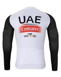 BONAVELO Kerékpáros téli szett - UAE 2024 WINTER - fekete/fehér/piros