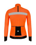 SANTINI Kerékpáros dzseki béléssel - VEGA H2O - fekete/narancssárga
