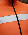 SANTINI Kerékpáros dzseki béléssel - VEGA H2O - fekete/narancssárga