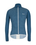 SANTINI Kerékpáros szélálló dzseki - NEBULA - világoskék/kék