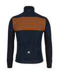 SANTINI Kerékpáros dzseki béléssel - COLORE - kék/narancssárga