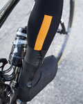 SANTINI Hosszú kerékpáros nadrág kantárral - VEGA GRIDO WINTER - szürke/fekete