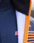 SANTINI Kerékpáros dzseki béléssel - COLORE - kék/narancssárga