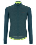 SANTINI Kerékpáros téli szett - COLORE PURO+OMNIA - fekete/zöld