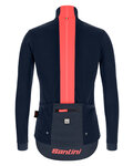 SANTINI Kerékpáros dzseki béléssel - VEGA MULTI WINTER - kék