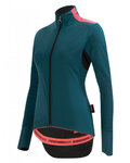 SANTINI Kerékpáros dzseki béléssel - VEGA EXTREME LADY - zöld