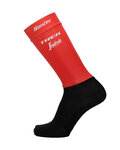 SANTINI Klasszikus kerékpáros zokni - TREK 2018 AERO - fekete/piros