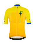 SANTINI Rövid ujjú kerékpáros mez - LA VUELTA 2019 - kék/sárga