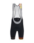 SANTINI Rövid kerékpáros nadrág kantárral - LA VUELTA 2020 - fekete