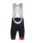 SANTINI Rövid kerékpáros nadrág kantárral - LA VUELTA 2020 - fekete