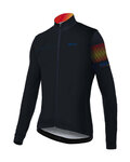 SANTINI Hosszú ujjú kerékpáros mez - LA VUELTA '20 WINTER - fekete