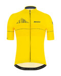 SANTINI Rövid ujjú kerékpáros mez - LA VUELTA 2020 - sárga