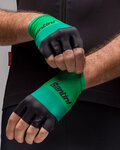 SANTINI Kerékpáros kesztyű rövid ujjal - LA VUELTA 2021 - zöld