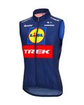 SANTINI Kerékpáros mellény - LIDL TREK 2024 - piros/kék/sárga