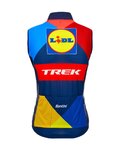 SANTINI Kerékpáros mellény - LIDL TREK 2024 - piros/kék/sárga