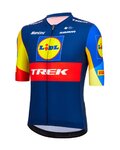SANTINI Rövid ujjú kerékpáros mez - LIDL TREK 2024 - kék