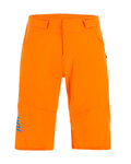 SANTINI Rövid kerékpáros nadrág kantár nélkül - SELVA MTB - narancssárga