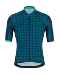 SANTINI Rövid ujjú kerékpáros mez - MITO GRIDO - kék