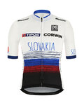 SANTINI Rövid ujjú kerékpáros mez - TEAM SLOVAKIA 2019 - piros/kék/fehér